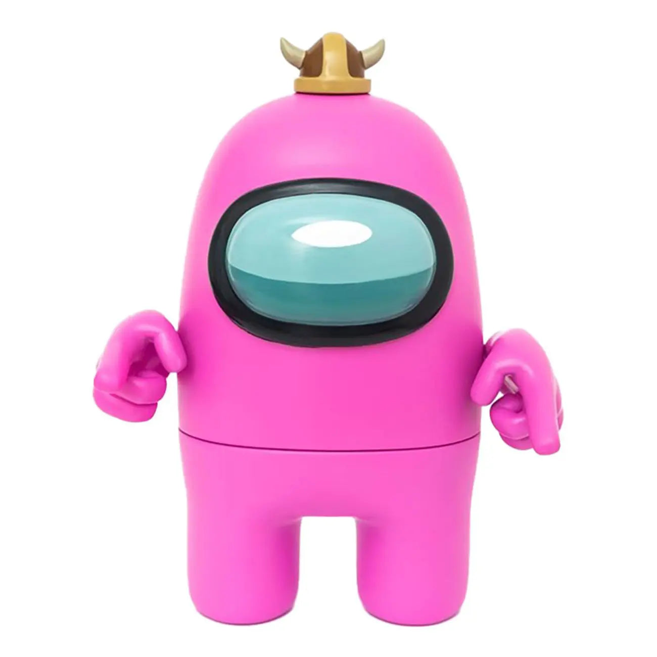 Among Us Crewmate Stor Actionfigur Rosa 17 cm